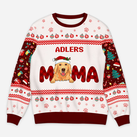 5727WGE1 hundepapa hundemama weihnachtspullover hund personalisiert_ 5727WTTZc
