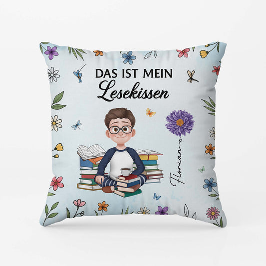 6074PGE2 das ist mein lesekissen personalisierte kissen leseratten frauen manner 6074P6TMA