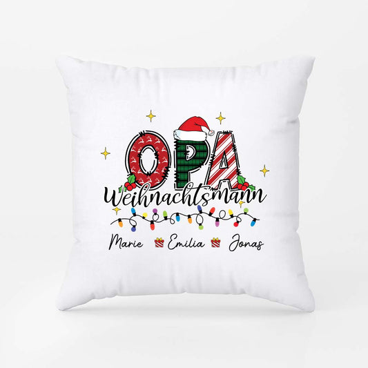 6086PGE1 opa oma weihnachtsmann weihnachts kissen oma personalisiert 6086PTQMB