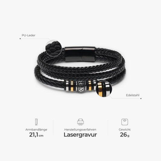 6110JGE3 ich lieb dich fur immer opa papa armband personalisiert_ 6110J0B0B
