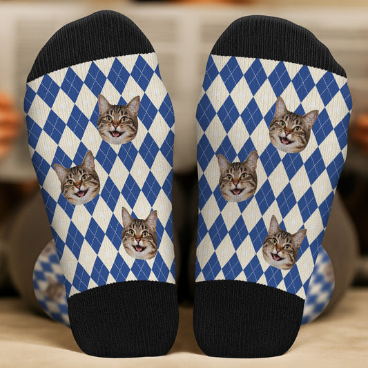 6136JGE2 hund mit foto personalisierte socken hund_ frauen manner 6136J3MNC
