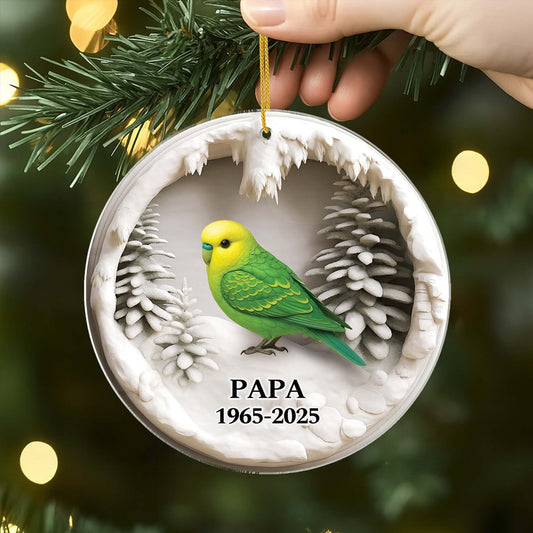 6231OGE1 3d druck effekt kardinal acryl weihnachtsschmuck personalisiert zur erinnerung 6231O8LCA_2