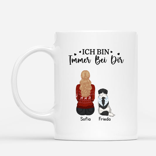 6290MGE1 ich bin immer bei dir personalisierte tasse hund_ zur erinnerung 6290M36MC1