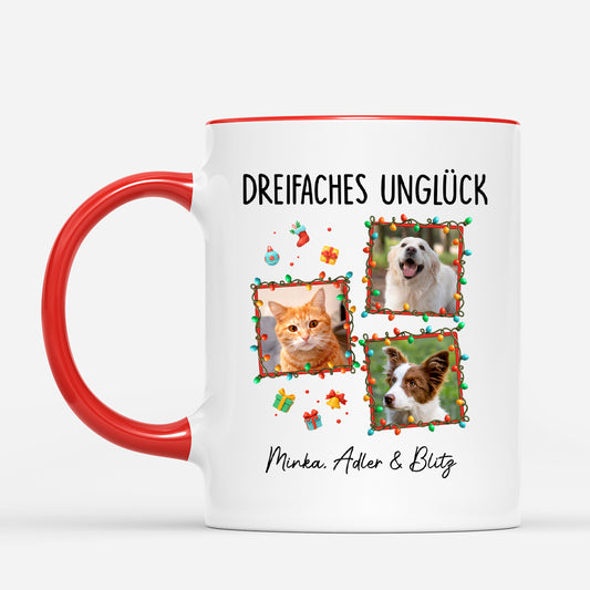 6296MGE2 doppeltes ungluck hunde weihnachtstasse personalisiert_ 6296MTQZC
