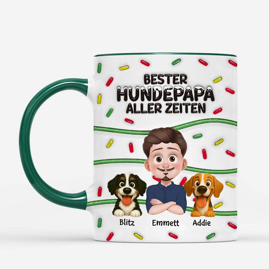 6411MGE2 3d druck effekt beste hundemama aller zeiten personalisierte tasse hund_ 6411M6MAD
