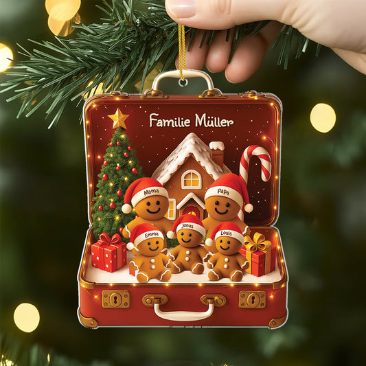 6578OGE2 3d druck effekt lebkuchenmann familie koffer acryl weihnachtsschmuck_ personalisiert 6578OTZNI