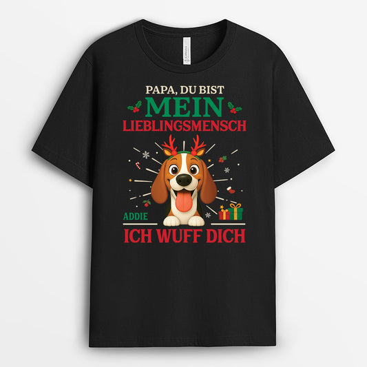 6588AGE1 du bist mein lieblingsmensch weihnachts katzen t shirt personalisiert 6588AKLMD_1