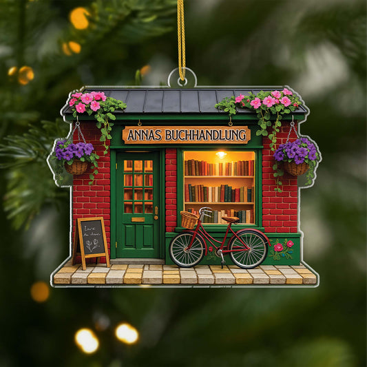 6634OGE1 3d druck effekt buchhandlung acryl weihnachtsschmuck personalisiert_ fur leseratten 6634O3T5A