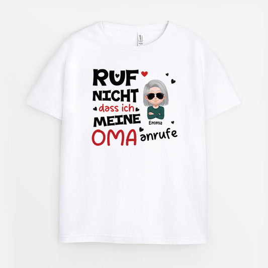 6682AGE1 ruf nicht dass ich meine oma anrufe enkelkinder kinder t shirts personalisiert 6682A8MNK_b299fbdd 74c3 4054 9733 3913e04a7ed2