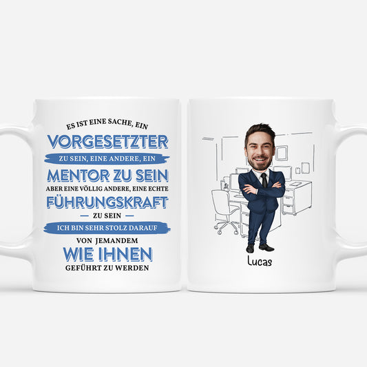 6739MGE1 ich schatze ihre fuhrung als vorgesetzter und mentor sehr personalisierte tasse kollege kollegin 6739M6ZZO