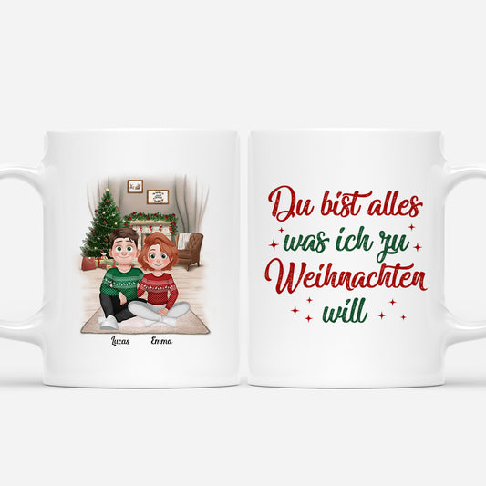 6945MGE1 alles was ich mir zu weihnachten wunsche bist du weihnachtstasse personalisiert_ paare 6945MKP5G