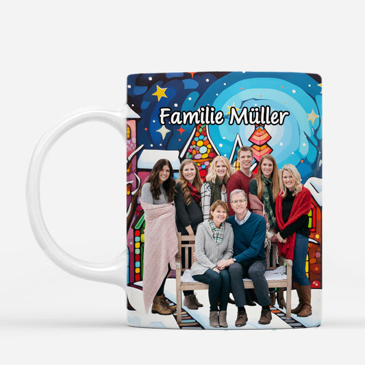 7118MGE1 3d druck effekt foto mann und frau buntglasfensters personalisierte tasse familie 7118M3TAI