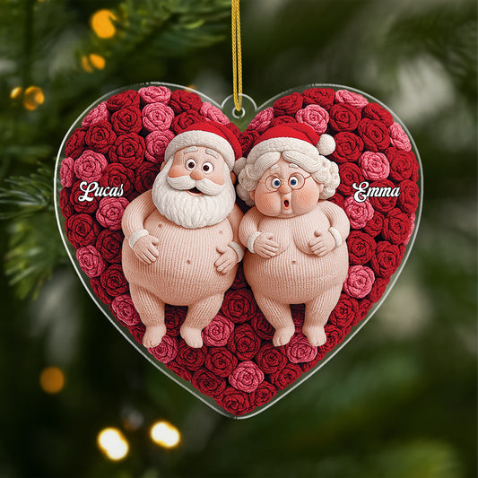 7150OGE1 3d druck effekt wollherz und komische liebespaar lustiger acryl weihnachtsschmuck personalisiert_ paar 7150O3PQG