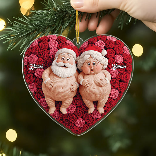 7150OGE2 3d druck effekt wollherz und komische liebespaar lustiger acryl weihnachtsschmuck personalisiert_ paar 7150O3PQG
