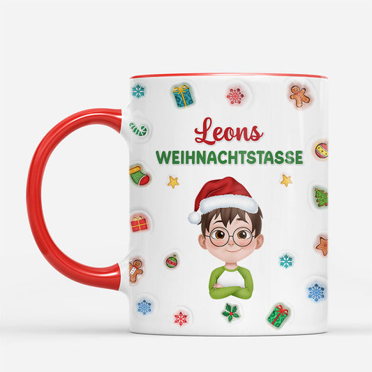 7186MGE2 3d druck effekt weihnachtstasse personalisierte tasse mit foto fur frauen manner 7186MKQ5A