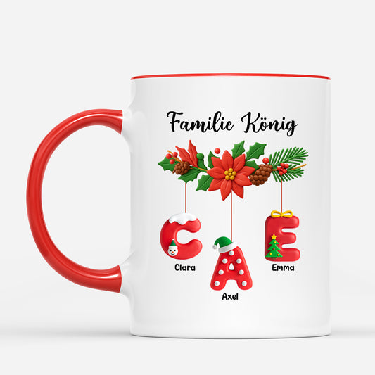 7190MGE2 buchstaben personalisierte tasse familie 7190M6TZI