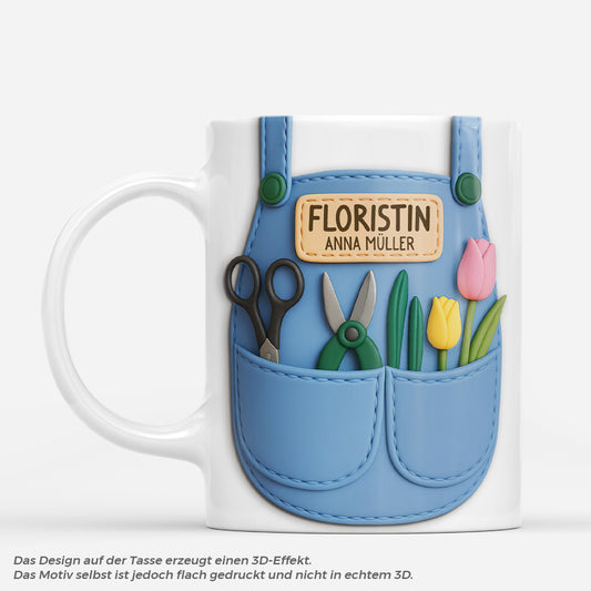 7203MGE1 3d druck effekt florist floristin personalisierte tasse fur manner frauen 7203M6QNA