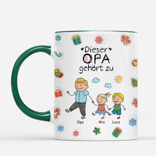 7222MGE2 3d druck effekt diese oma gehort zu opa und oma weihnachtstasse personalisiert 7222MKP5A