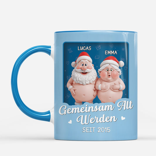 7249MGE1 3d druck effekt gemeinsam alt werden seit paar weihnachtstasse personalisiert lustig 7249M3LCG_1