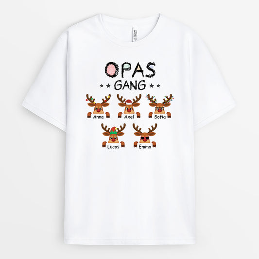 7270AGE1 opas gang rentier bunstifte opa oma t shirt personalisiert weihnachten 7270A3Z5B