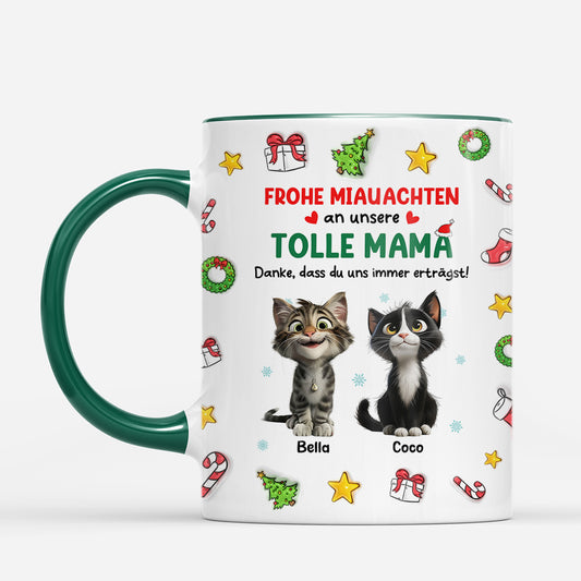 7278MGE2 3d druck effekt frohe wuffnachten an meine tolle mama hunde weihnachtstasse personalisiert 7278M