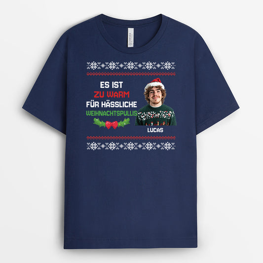 7346AGE2 das ist mein zu heiss fur einen hasslichen weihnachtspulli shirt weihnachts t shirt personalisiert_ lustig 7346A6MNA