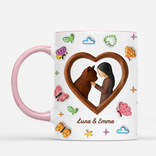 7393MGE2 3d druck effekt nur ein madchen das hunde liebt personalisierte tasse hund_ katze 7393MKLZC_1