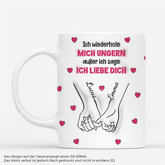 7685MGE1 3d druck effekt wiederholung nur bei ich liebe dich personalisierte paar geschenke tassen 7685m3vwg_1