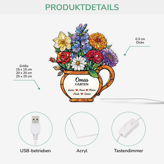 7743LGE3 omas garten personalisierte lightbox omamama blumen 7743l8lza