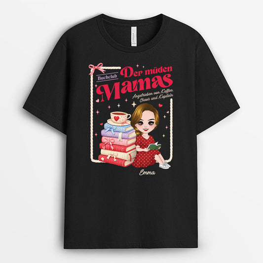 7843AGE1 club der muden mamas personalisierte geschenke fur leseratten frauen oma mama t shirt strick optik 7843a6vna