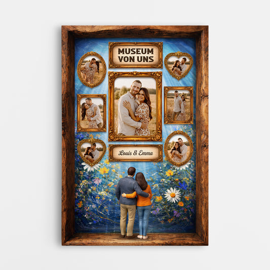 7944CGE1 3d druck effekt museum von uns personalisierte paar geschenke leinwand_ mit foto resin harz 7944cspwg