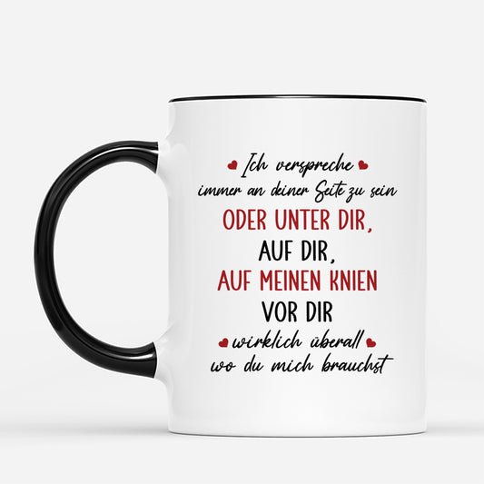 7991MGE2 ich verspreche immer an deiner seite zu sein personalisierte paar geschenke cartoon tassen lustig 7991m6q5g_27cb6ce8 6cf9 4077 adef 387f30d1c06b
