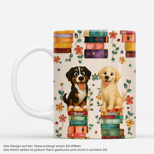 8013MGE1 3d druck effekt hund bucher personalisierte hunde geschenke tasse 8013m6dzc_a24b5dfb f6ec 4505 8eb8 39f805e8149e