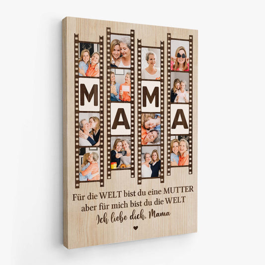 8067CGE1 fur die welt bist du ein papa fur uns bist du die welt personalisierte geschenke foto leinwand mama papa rollfilm 8067c3vab_3