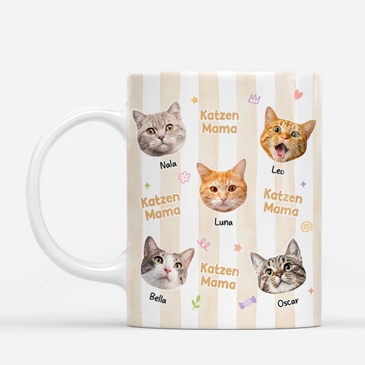 8072MGE1 katzenmama personalisierte geschenke foto hunde katzen tasse 8072m8pzd