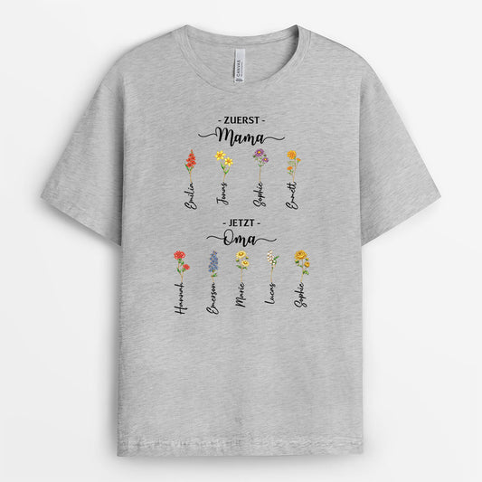 8192AGE1 erst mama jetzt oma personalisiertes geschenk t shirts glitzer blumen 8192a8v5a_2