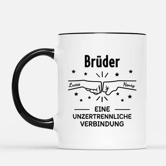 8255MGE1 eine unzertrennliche verbindung personalisiertes geschenk bruder schwester tasse 8255mah5e