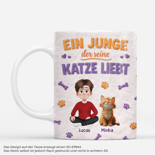 8360MGE1 3d druck effekt nur eine frau die hunde liebt personalisierte geschenke katze tasse cartoon 8360mtptd_21284c71 e011 4637 9675 7b20e884564b