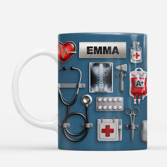 8364MGE2 3d druck effekt medizinprodukt personalisiertes geschenk tasse arzt 8364m6fwa