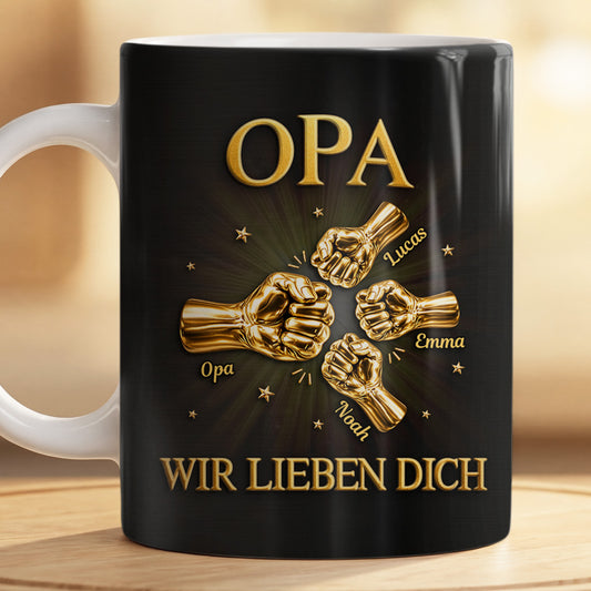 8465MGE2 3d druck effekt papa wir lieben dich gold personalisiertes geschenk opa papa tasse 8465mtqmb_dfc28779 699c 46d4 b7ee 1739d4eb42f5