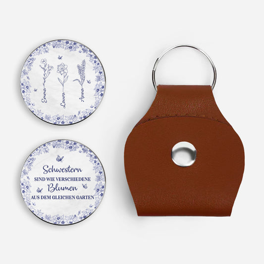 8500AGE1 schwestern sind verschiedene blumen aus dem gleichen garten personalisierte geschenke beste freundin pocket hug schlusselanhanger 8500ajsfle