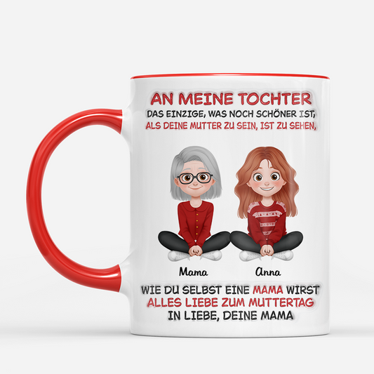 8710MGE2 frohen muttertag vatertag personalisiertes geschenk tasse mutter tochter sohn 8710maewe