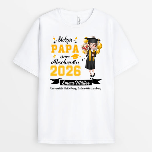 9144AGE1 stolze mama eines absolventen personalisierte geschenke abschluss t shirts damen_ manner weiss 9144aspla_46cceb8a eff5 4165 bc9c 52d73f21e7c6