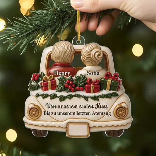 GE2 3d druck effekt zusammen seit acryl weihnachtsschmuck personalisiert paar