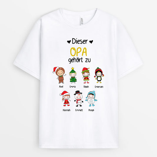0026A010BGE1 personalisierte geschenke T Shirt kinder opa papa