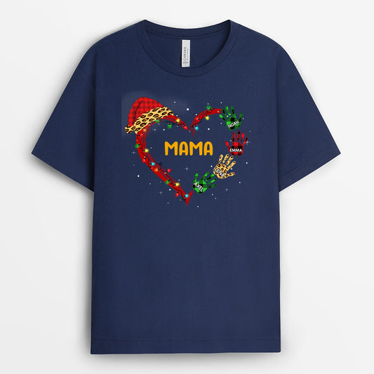 0048A030AGE2 individuelle T Shirt aufmerksamkeiten herz oma mama weihnachten