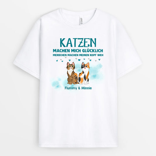 0174AGE2 personalisierte T Shirt geschenke katzen katzenliebhaber