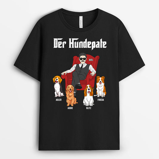 0251A258CGE1 personalisierte T Shirt geschenke hundepate hundeliebhaber opa papa