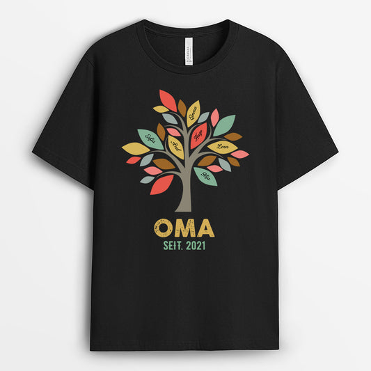 0306A140BGE1 personalisierte T Shirt geschenke familienstammbaum familie