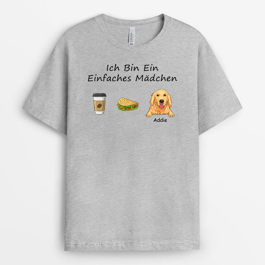 0408A238CGE2 Personalisierte geschenke T Shirt Hunde Oma Mutter Essen_eb006148 37eb 465c a886 b069f340e40f